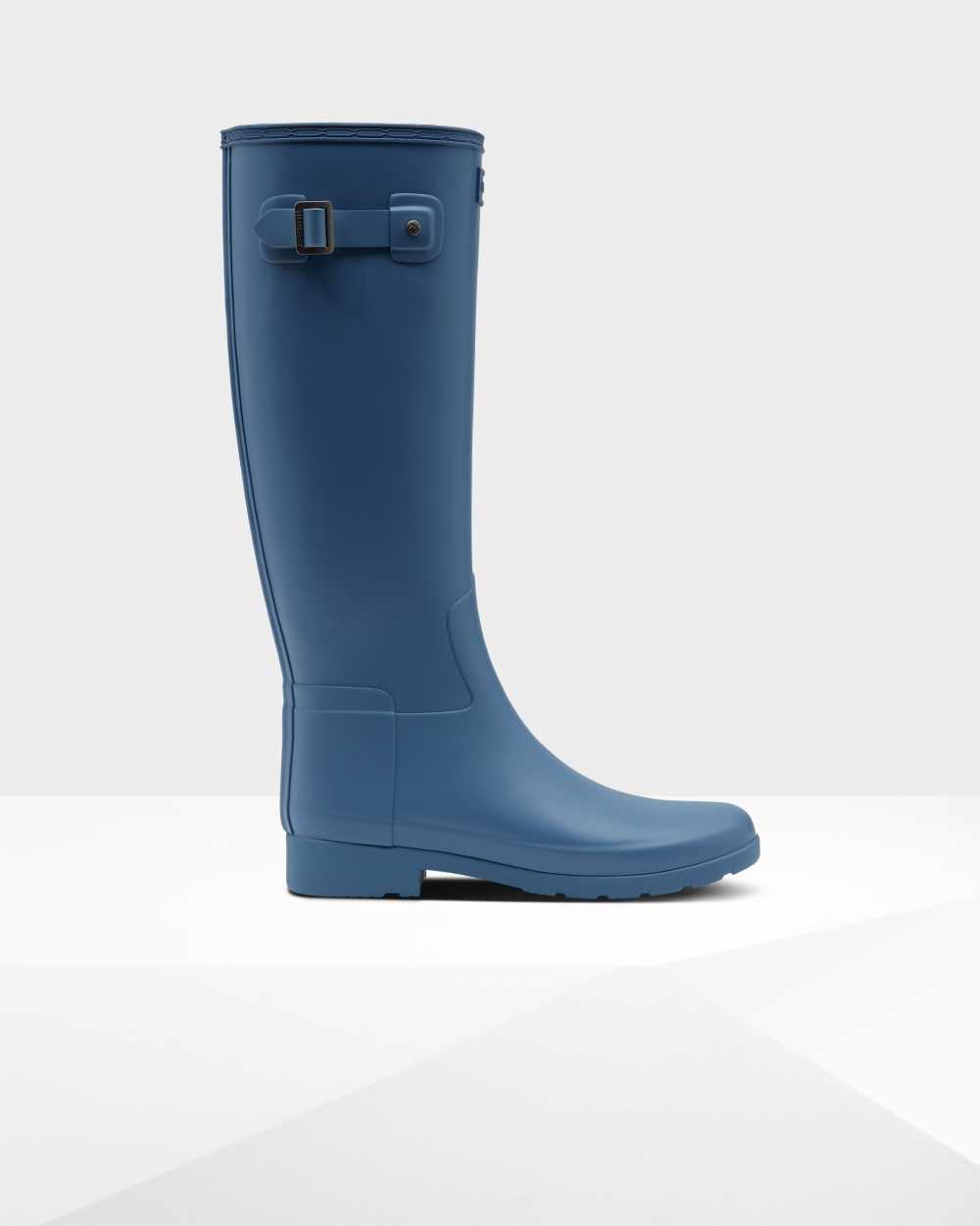 Botas De Agua Mujer - Hunter Refined Slim Fit Tall Azules - SCGQFK-780 - Azules